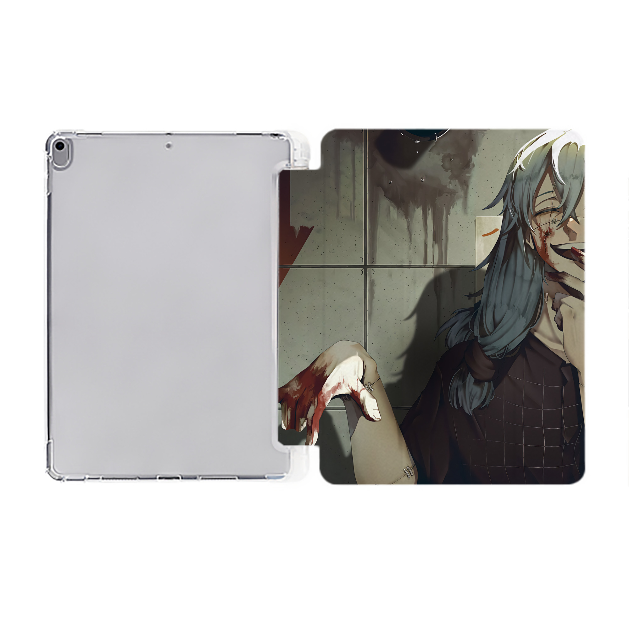 （画像用） SPY×FAMILY间谍家家酒 IPad ケース ペン収納付き 三つ折りスタンド PUレザー×シリコン 対応機種9.5/10.5/10.9インチ